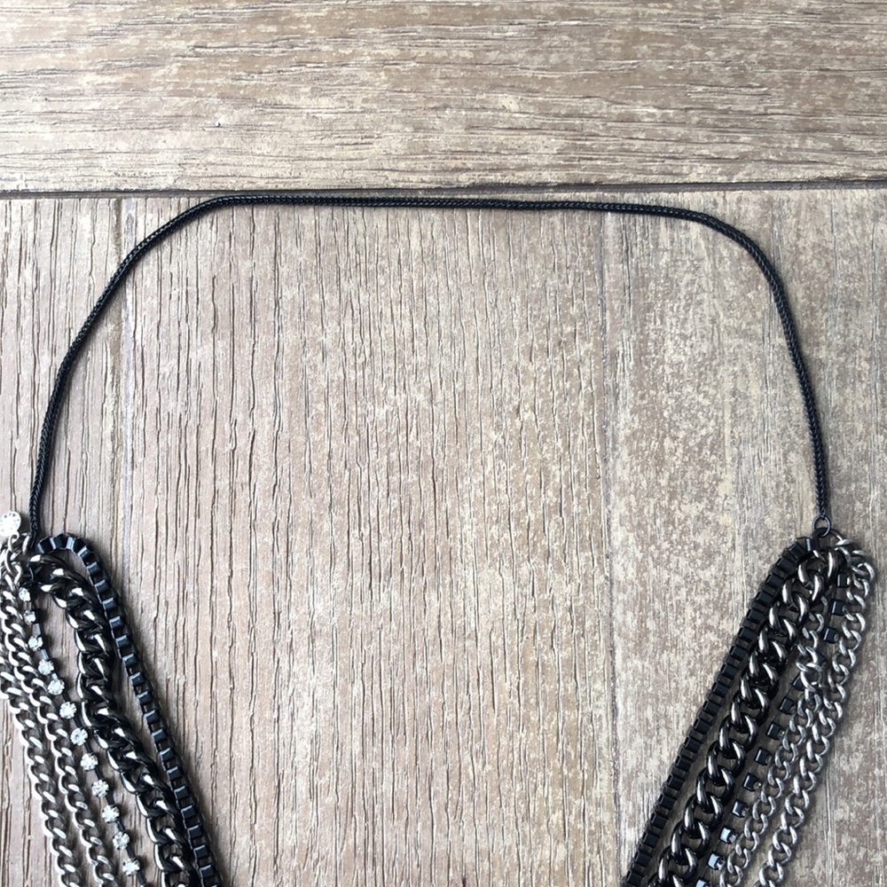 J Crew Mixed Chains Necklace - Picture 6 of 7